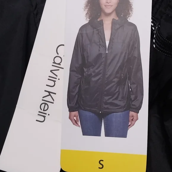 NWT Calvin Klein fleece-lined rain jacket Woman's size small - Picture 3 of 4